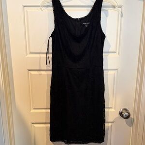 Elegant Black Lace Dress